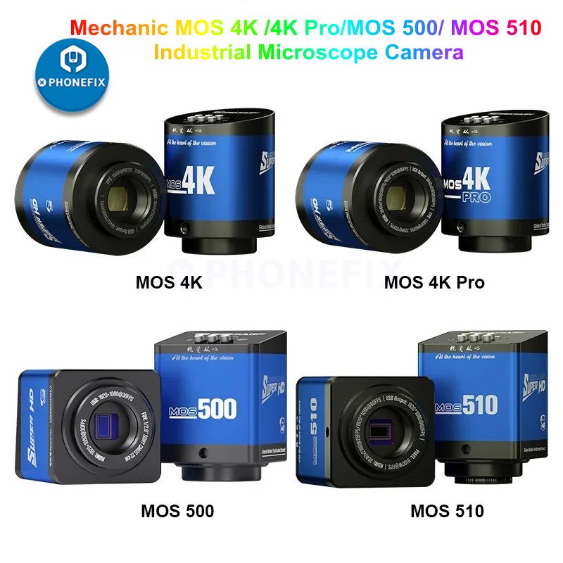 Stereo Trinocular Microscope Pcb - Monteur Hd Camera Mos 4K Pro/Mos