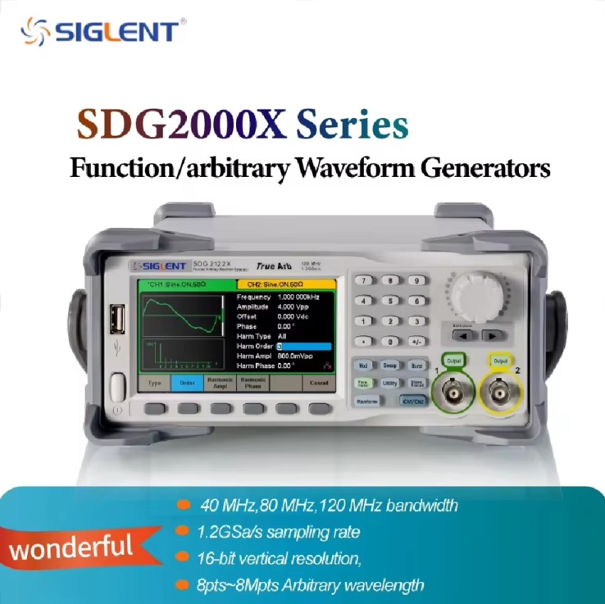 SIGLENT SDG2082X 80MHz 2CH fun - Function Arbitrary Waveform Generator recensie en prijs