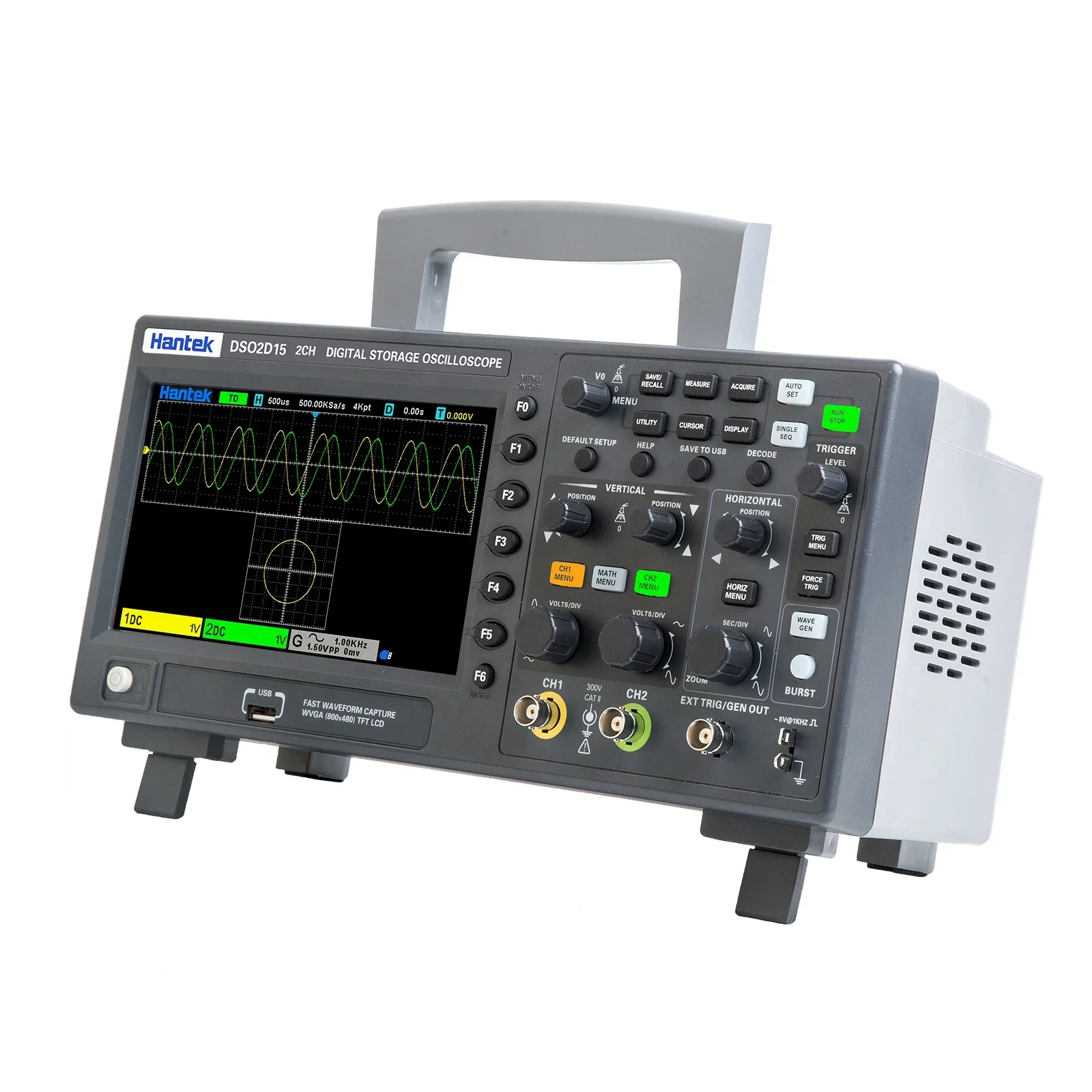 Gevoeligheid Hantek Signaalgen - Digital Storage Oscilloscope 100Mhz recensie en prijs